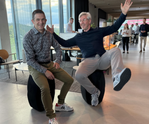 Jonathan und Tobias die Erfinder vom hockbloc